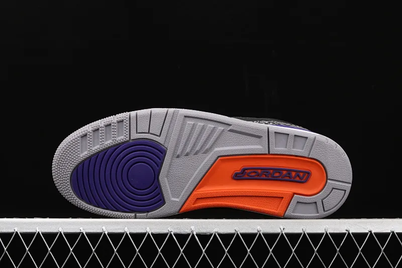 All categories Air Jordan Jordan series basketball shoes Air Jordan 3 Air Jordan 3 "Court Purple" AJ3 Joe 3 burst black and purple basketball shoes CT8532-050